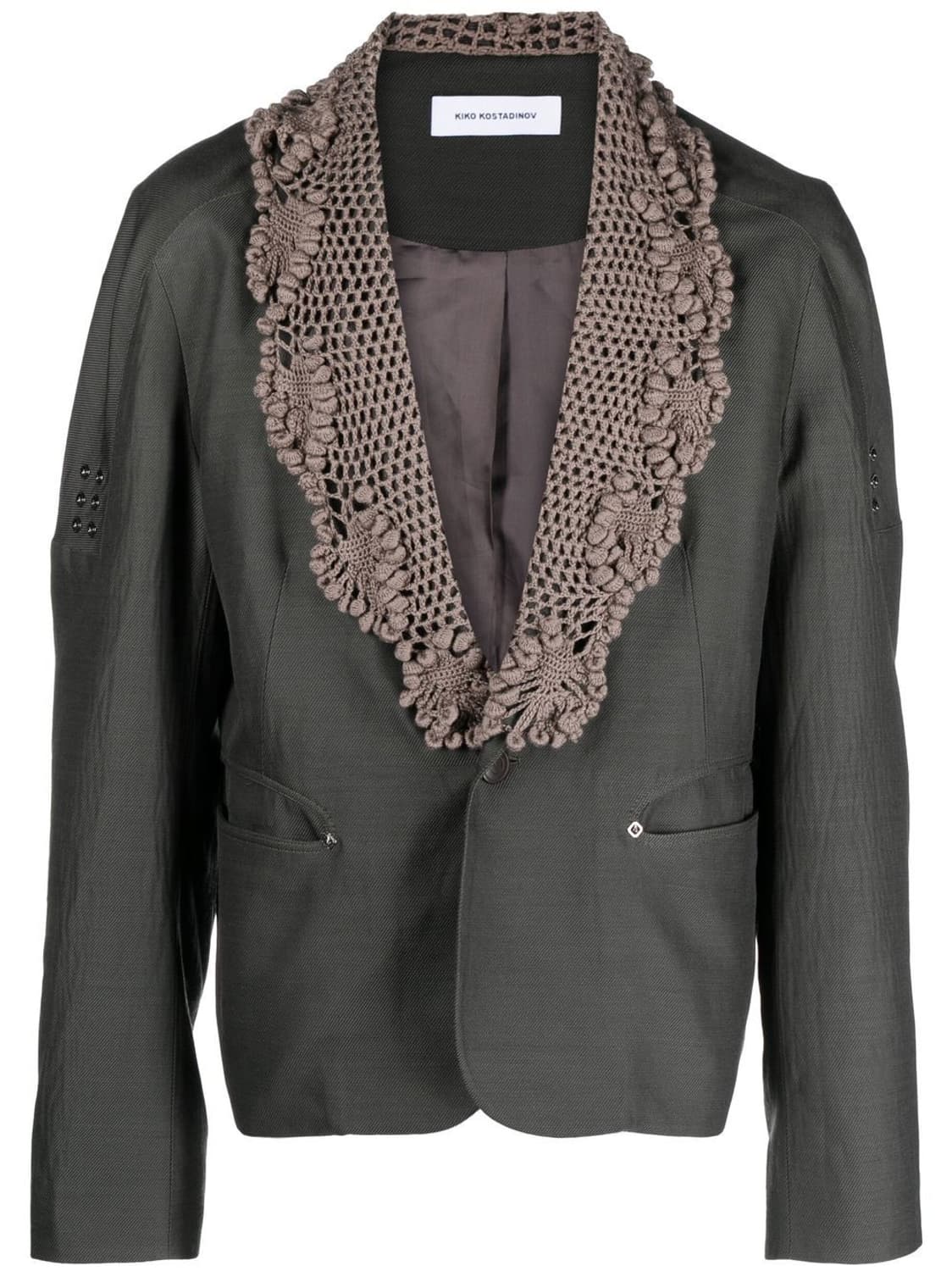 kiko kostadinov ダブルコート 48 kiko kostadinov ダブルコート 48 Kiko Kostadinov: グレー Ohne