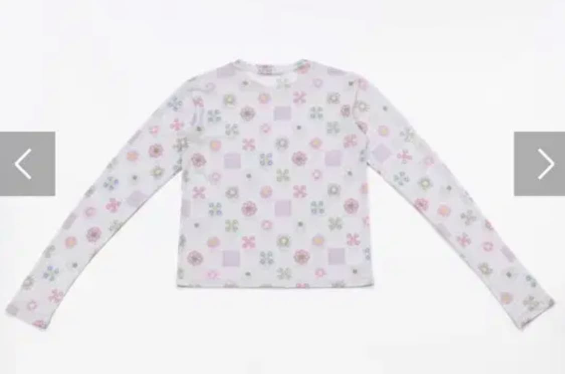 bocbok 복복 PRESSED FLOWER JERSEY TOP BLUE bocbok 복복 PRESSED FLOWER JERSEY TOP BLUE