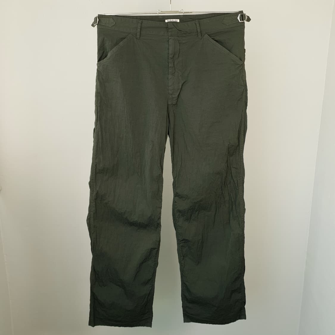AURALEE hard dyed nylon pants | 후루츠패밀리
