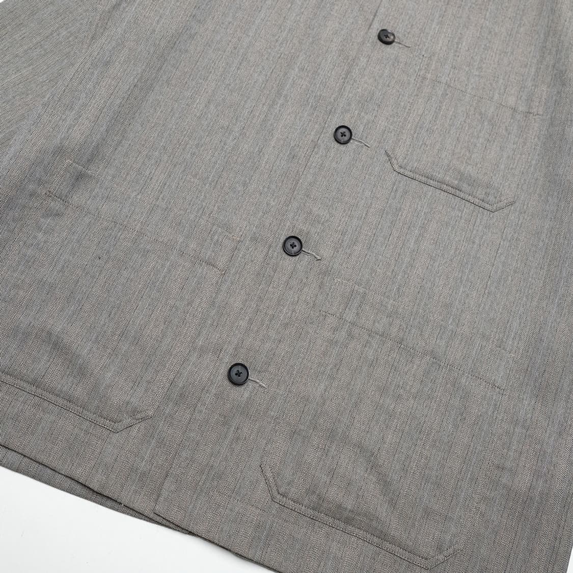 wool silk herringbone coverall | 후루츠패밀리
