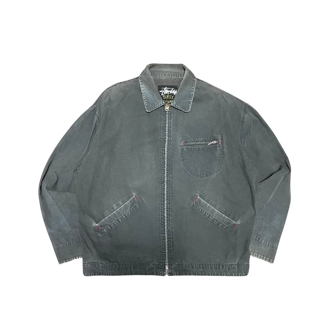 stussy burly gear USA製 80's fullzip stussy 80s~90s burlygear jack