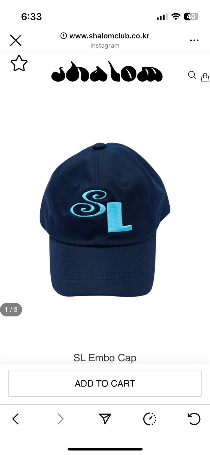 Shalom club cap 帽子 Shalom club cap 韓国ブランド [SHALOM