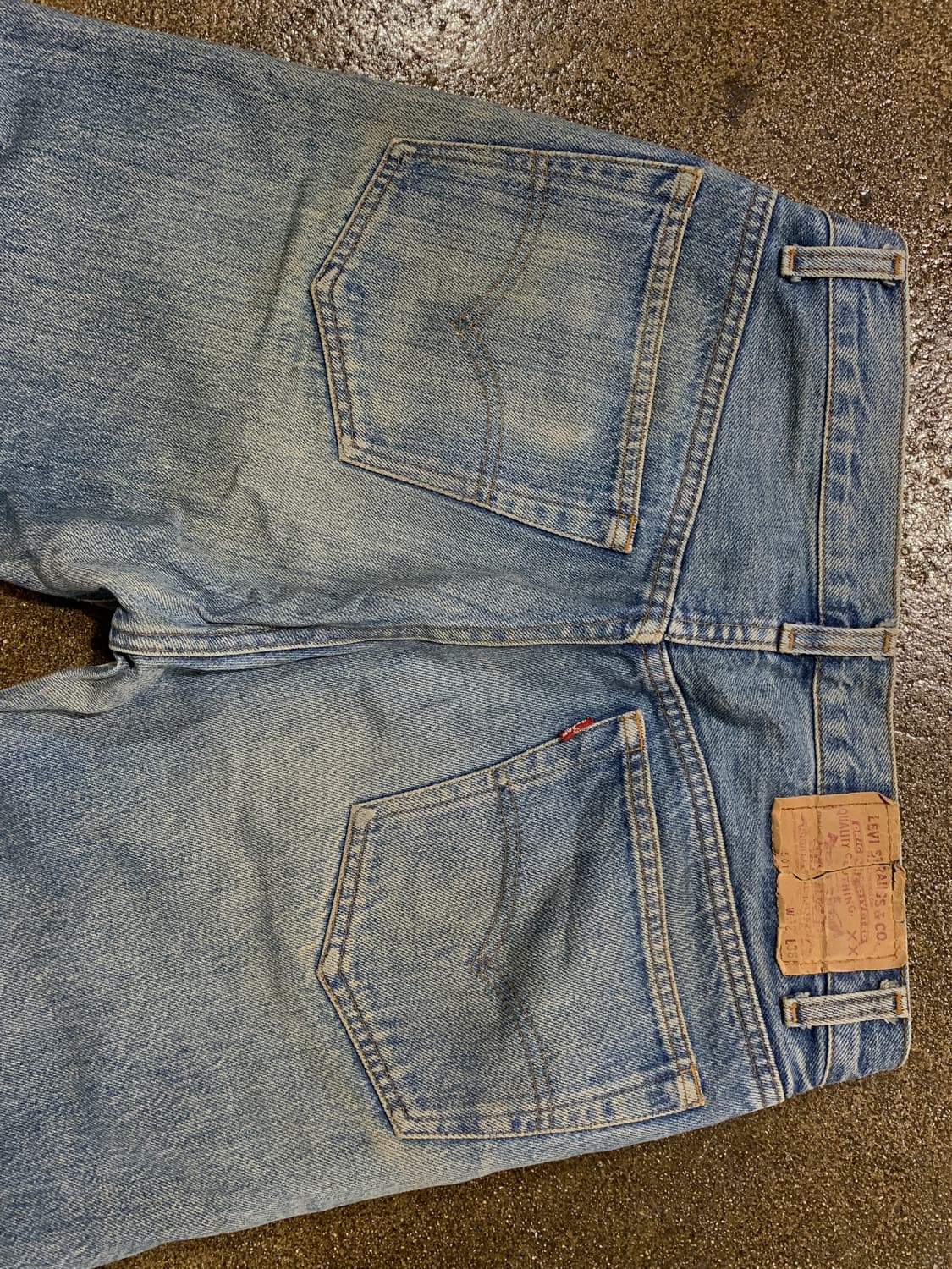 Levis 501 W32 L36 Levi's 501 XX W32 L36 Dark Blue Denim, Made In Japan