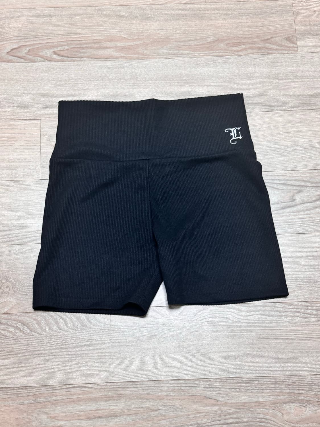 leey logo banding biker shorts | 후루츠패밀리