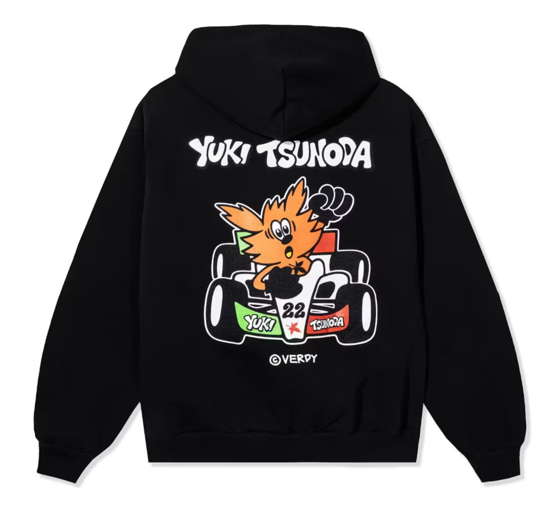 め*ら様 定価以下 新品 YUKI TSUNODA × VERDY Hoodie YUKI TSUNODA × VERDY Hoodie ① 角田裕毅