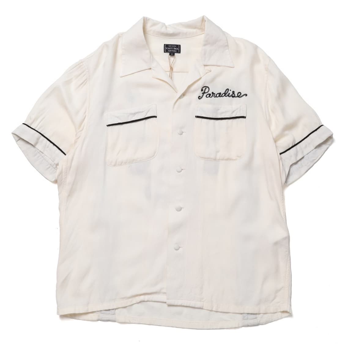 【schott】Embroidery Bowling Shirt 쇼트 SCHOTT Embroidered Bowling Shirt | 후루츠패밀리