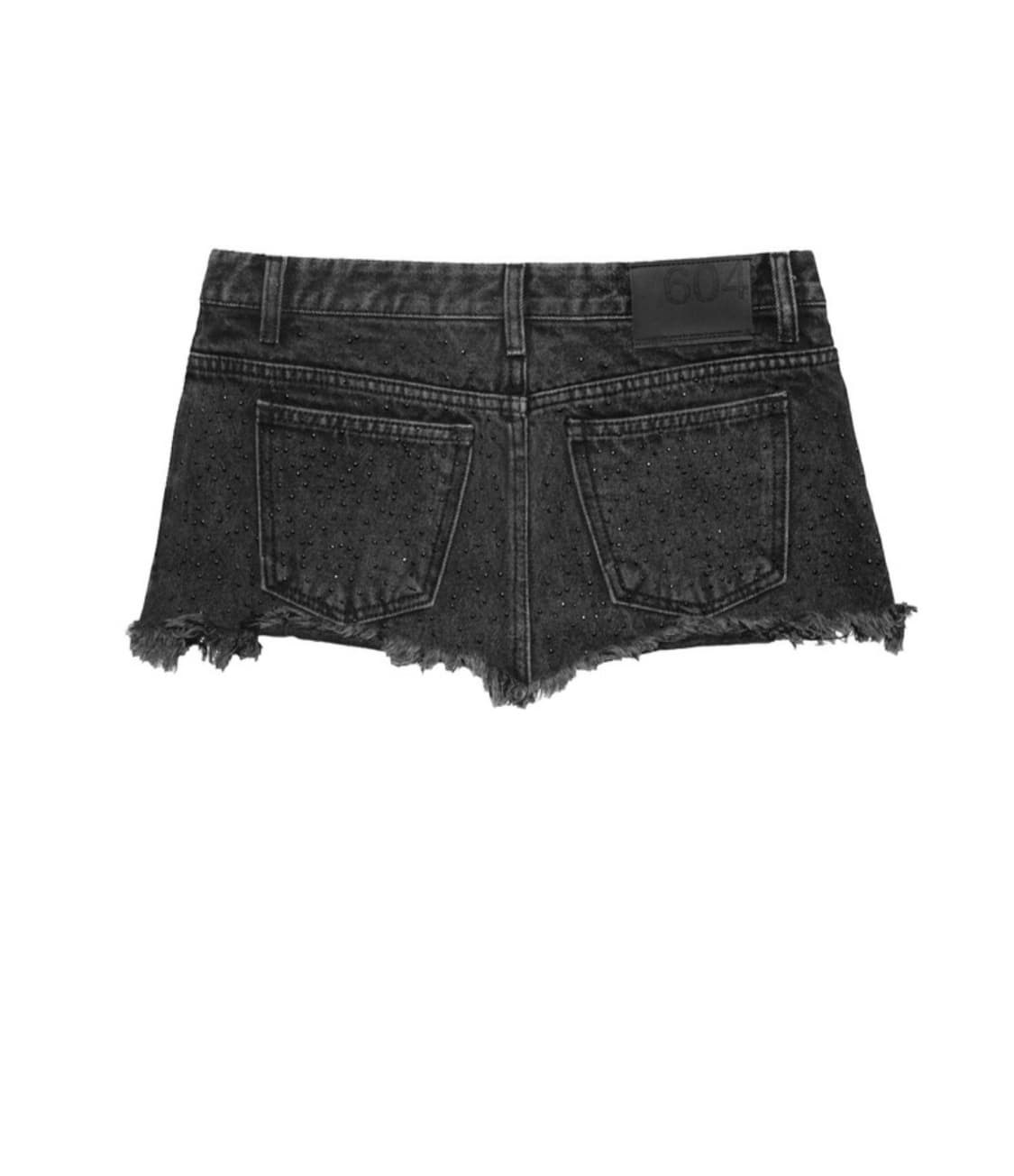 【604SERVICE】 ONYX DENIM SKIRT IN WASHED BLACK 604service Onyx Denim Skirt - Washed Black | Garmentory