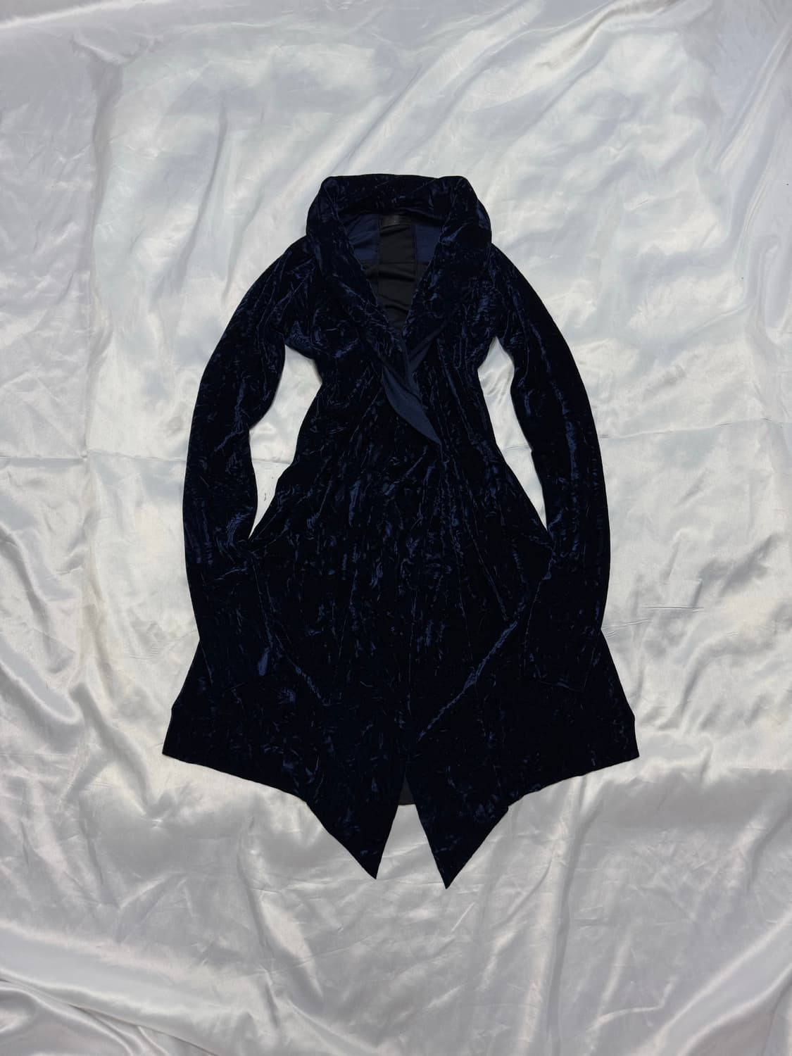 00s midas back cross velor cardigan y2k