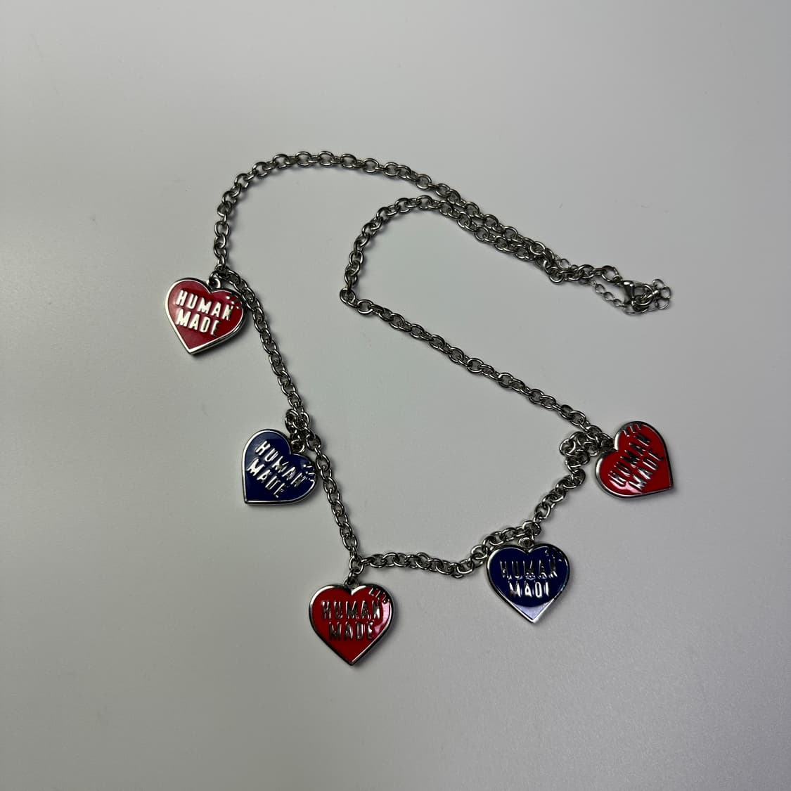 HUMAN MADE FIVE HEART NECKLACE ネックレス Human Made Five Heart Necklace HUMANMADE FIVE HEART NECKLACE SILVER