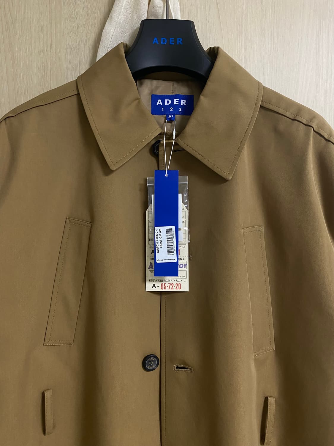 ジャケット・アウター ADER error match trench coat 아더에러 Match trench coat | 후루츠패밀리