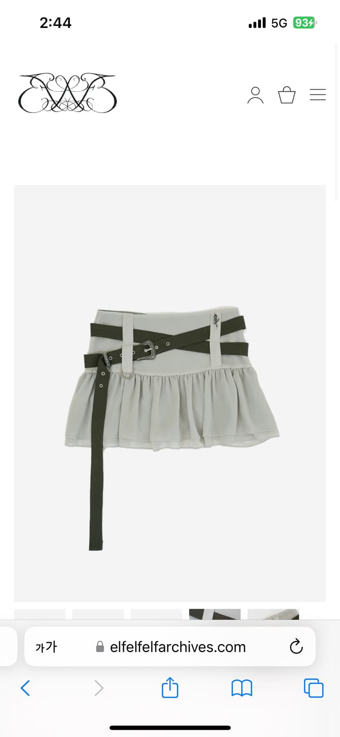 【elfelfelf archives】WESTERN SKIRT elfelfelf archives western skirt | 후루츠패밀리