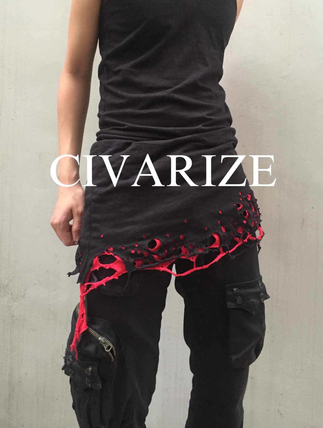 トップス 00s civarize destroy tanktop トップス 00s civarize destroy tanktop LXYZXZ Women's