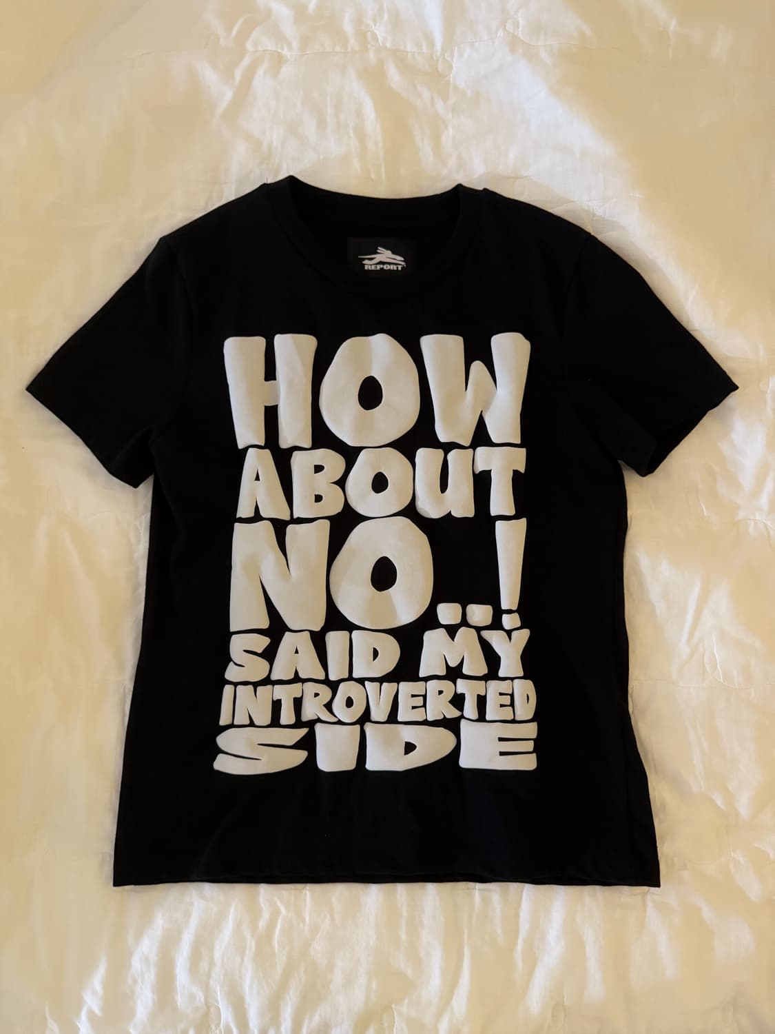 xenoreport how about no tee (black) | 후루츠패밀리