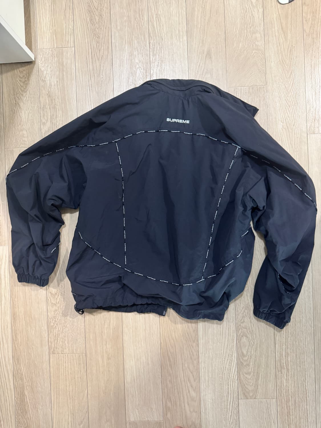 Shop - Supreme Supreme Logo Piping Hooded Track Jacket