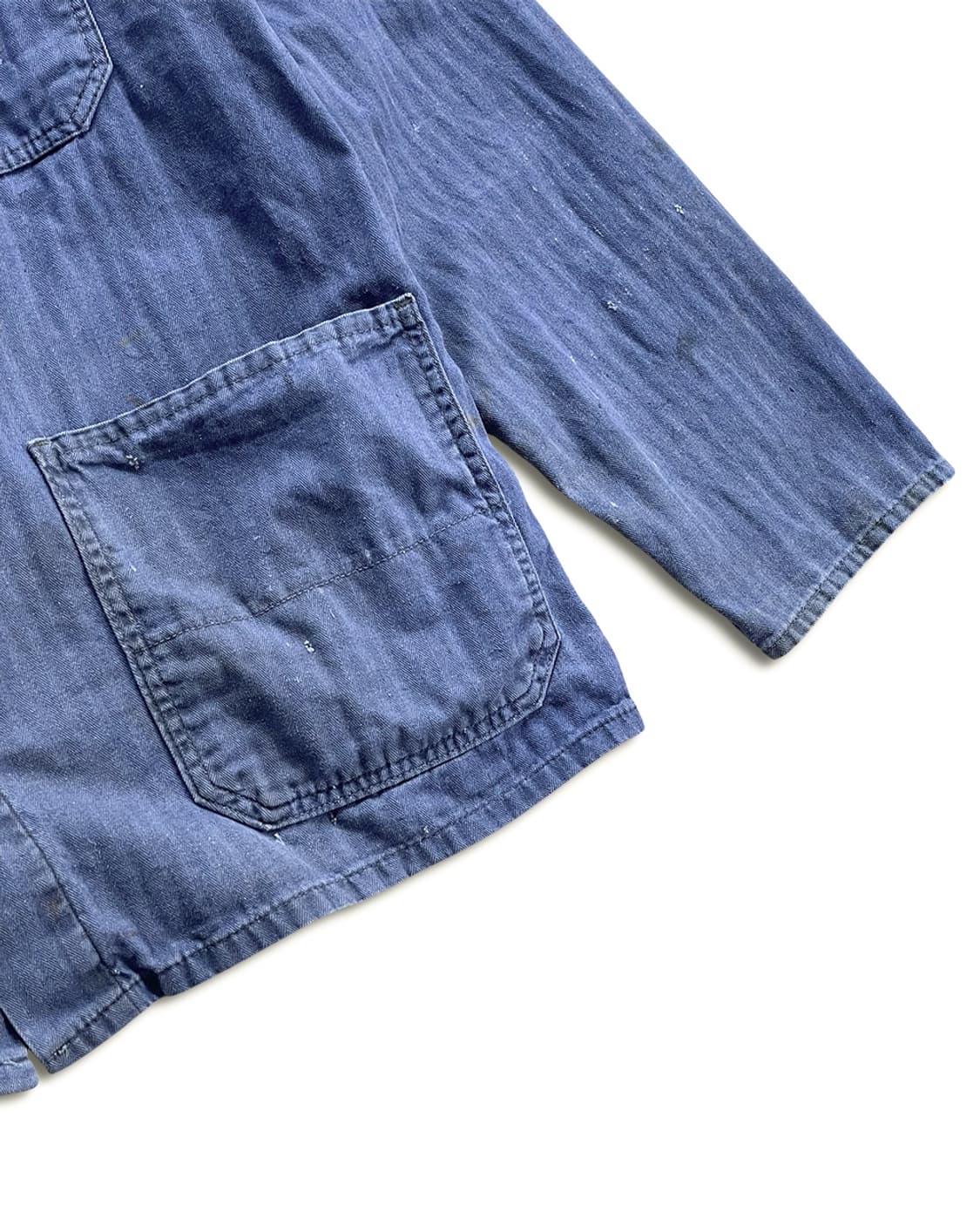 50-60s SANFOR Reine BAUMWOLLE ユーロ古着 フランス 60's Reine Baumwolle Sanfor Vintage German Chore Jacket sz