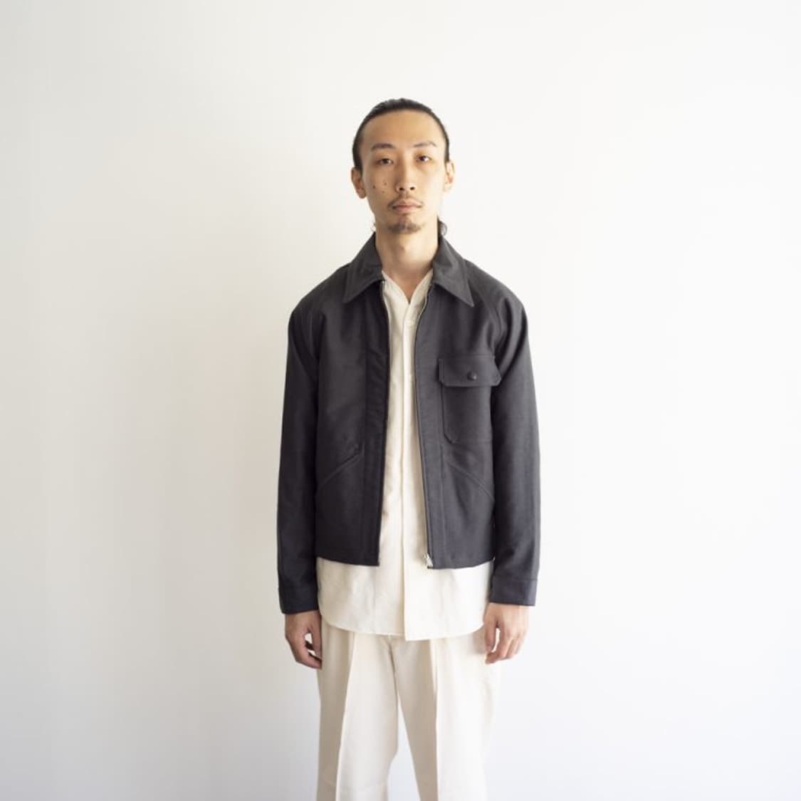 38]올드조 20SS ROLL COLLAR ZIP JACKET | 후루츠패밀리