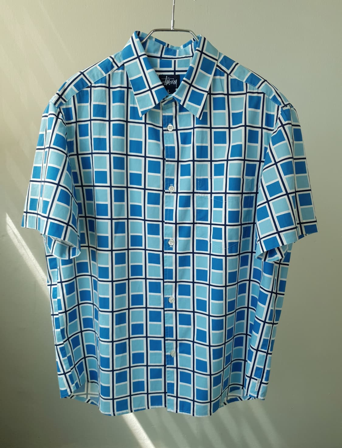 90s STUSSY check shirts | 후루츠패밀리