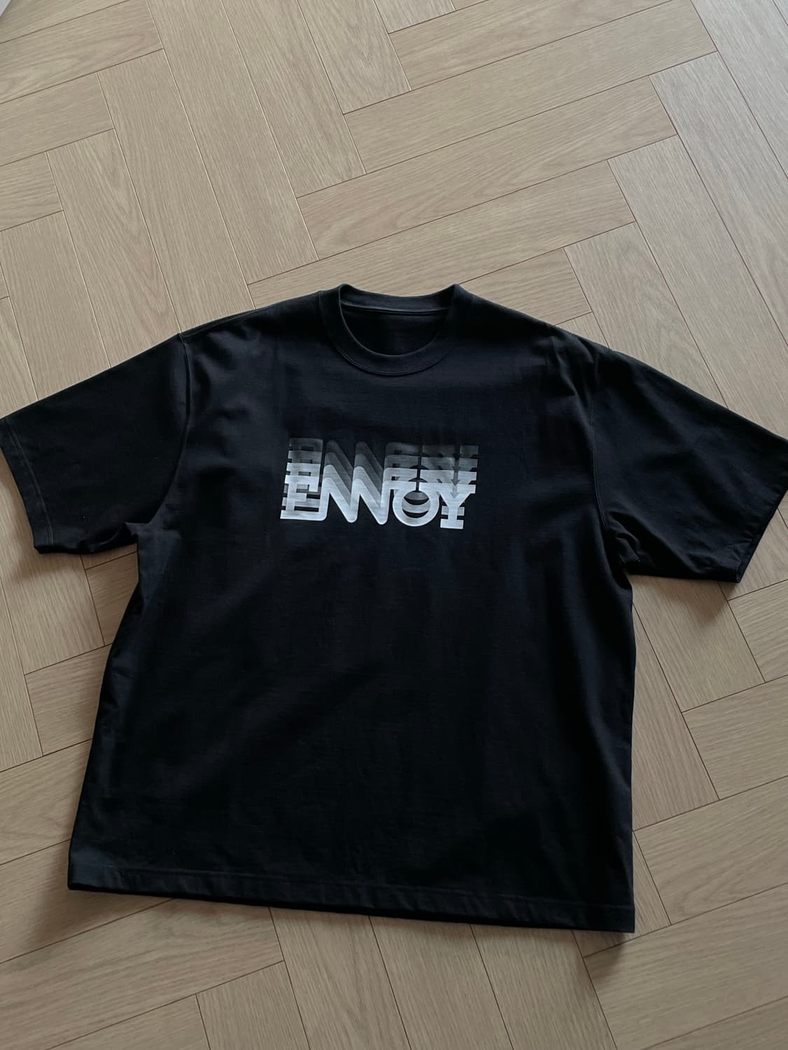 ENNOY(エンノイ) / ELECTRIC LOGO GRADATION TEE/M/コットン/WHT