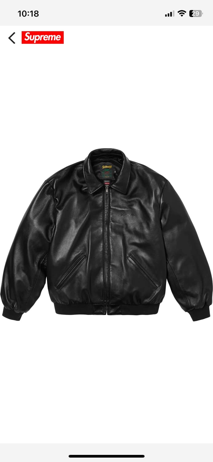 ジャケット・アウター Supreme Schott Hooded Leather Bomber Supreme®/Schott® Hooded Leather Bomber Jacket | Supreme 24ss