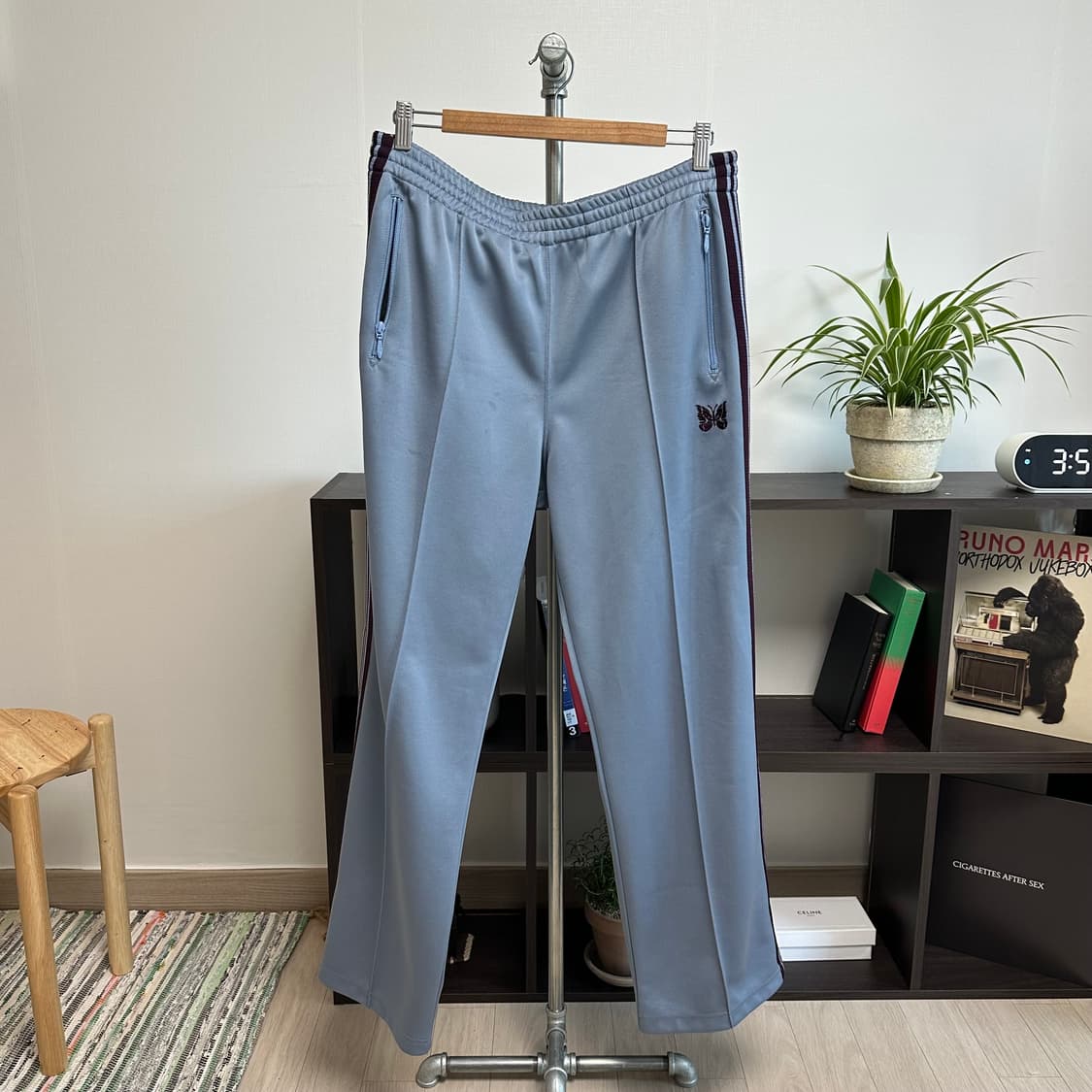 needles トラックパンツ　ストレート　 サックスブルー Needles/別注 Track Pant-Poly Smooth Sax｜Daytona Park