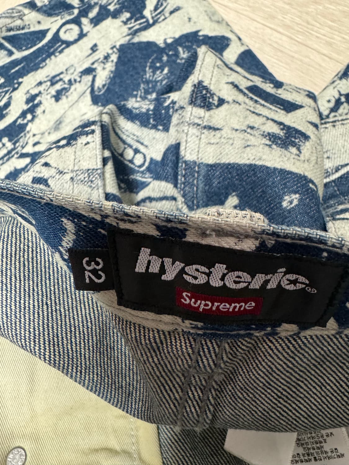 パンツ Supreme Hystric Glamour Cars Baggy Jean Hysteric Glamour Cars Baggy Jeans Washed Blue – PIECES