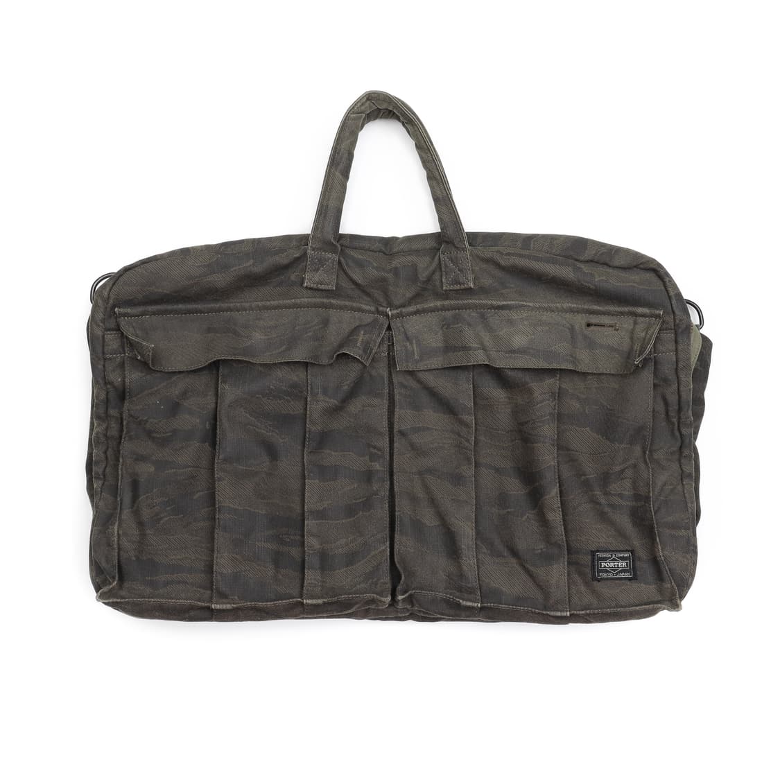 【廃番モデル】PORTER　70thモデル　GREEN EYE　 ボストンバッグ PORTER 70周年記念グリーンアイ ボストンバッグ タイガーカモ