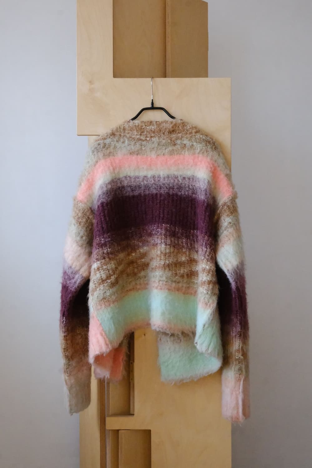 PERVERZE】Stripe Mohair Wide Cardigan PERVERZE（パーバーズ）の
