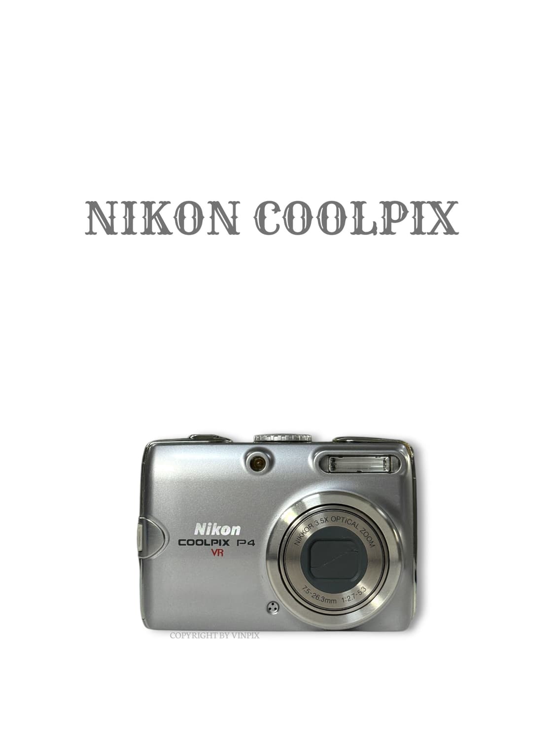 Nikon COOLPIX P4 VR 7.5-26.3mm 1:2.7-5.3 コンパクトデジタルカメラ