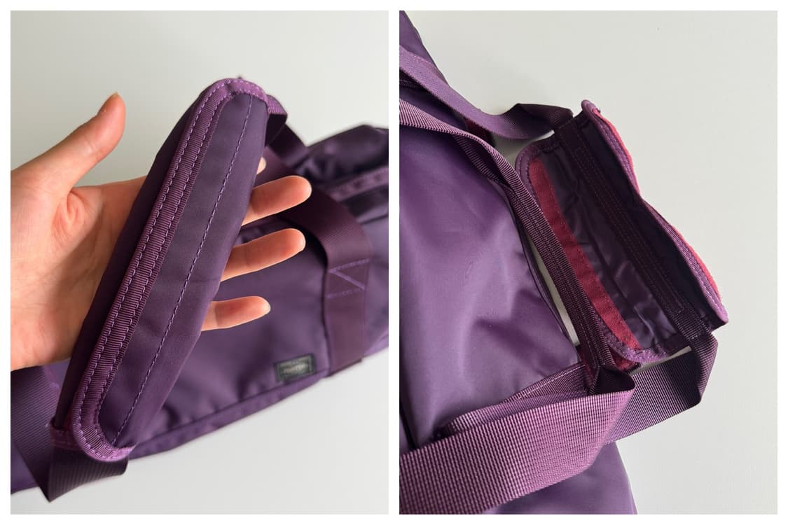 Head Porter Shati Boston duffle bag 퍼플 | 후루츠패밀리