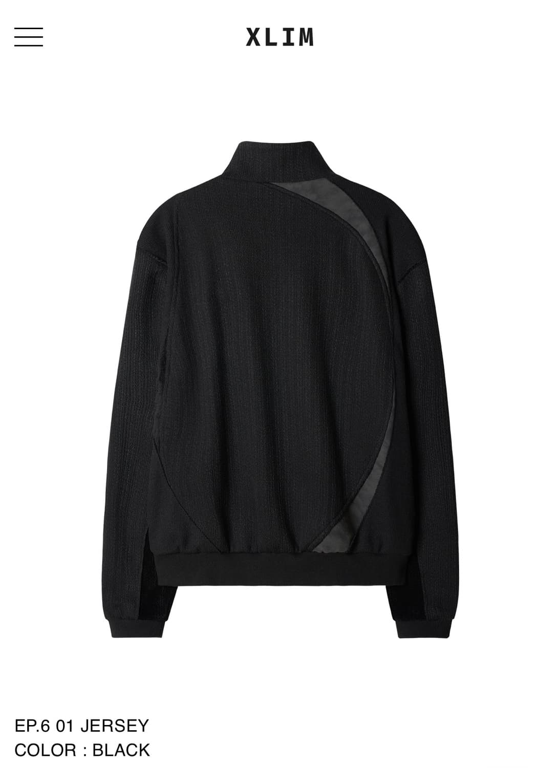 L] 엑슬림 xlim ep6 01 저지 jersey black | 후루츠패밀리