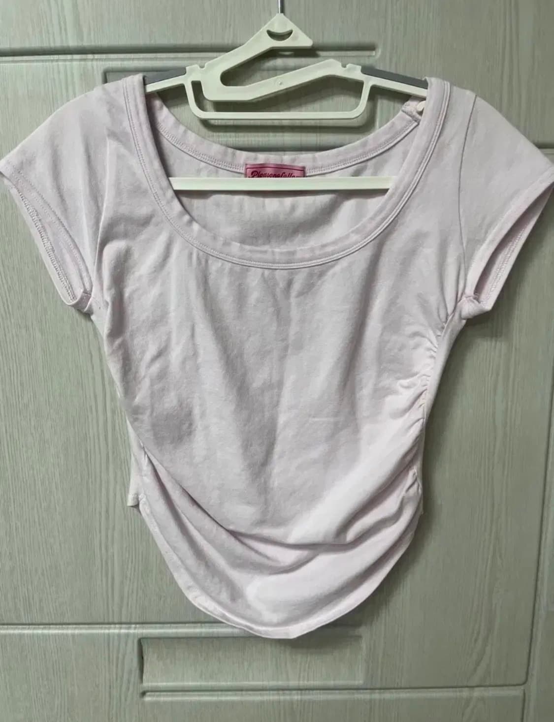 플리즈노팔로우 모모탑 PNF MOMO Shirring Short Top | 후루츠패밀리