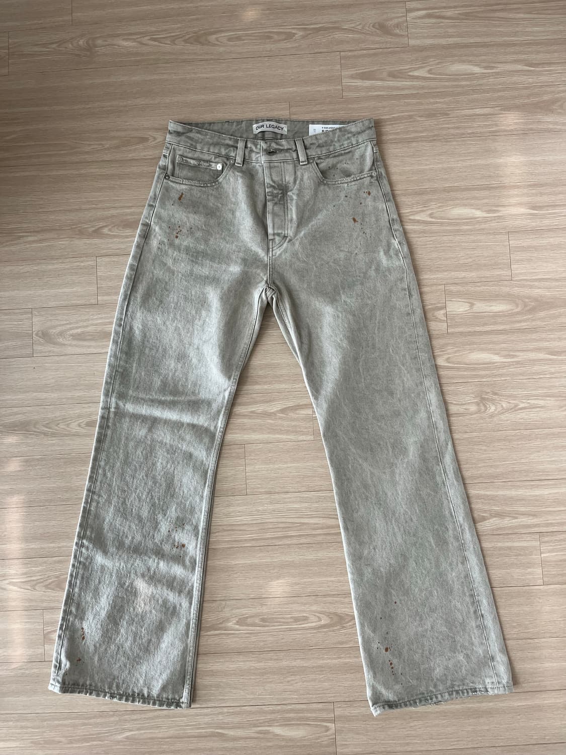 our legacy attic denim wash boot cut | 후루츠패밀리