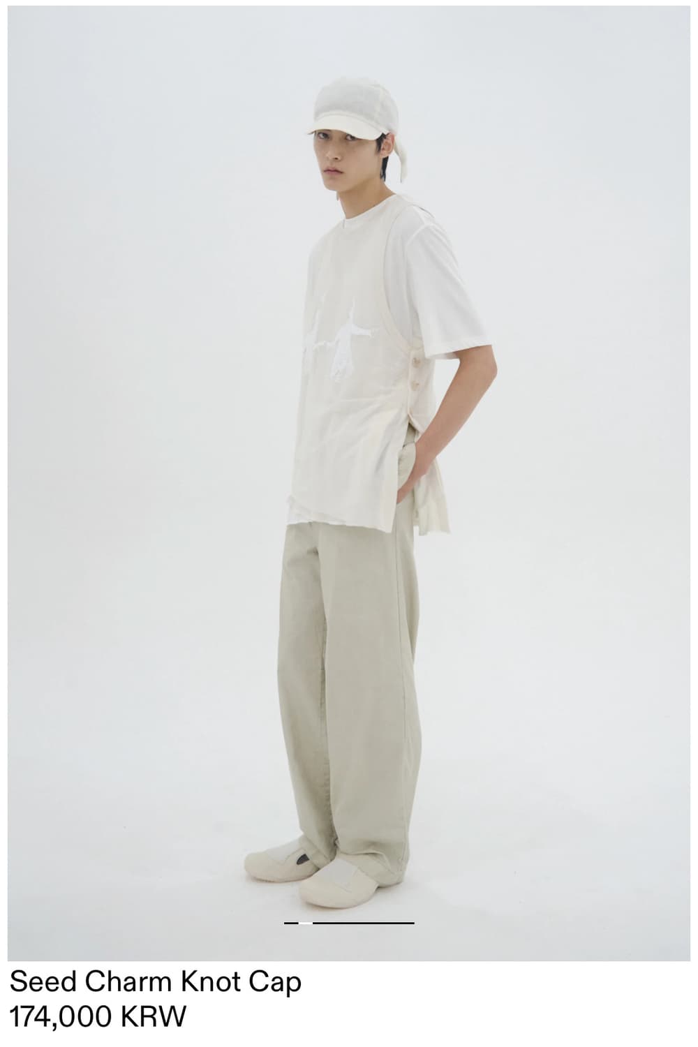 HYEIN SEO ヘインソSeed Charm Knot Cap Hyein seo Seed Charm Knot