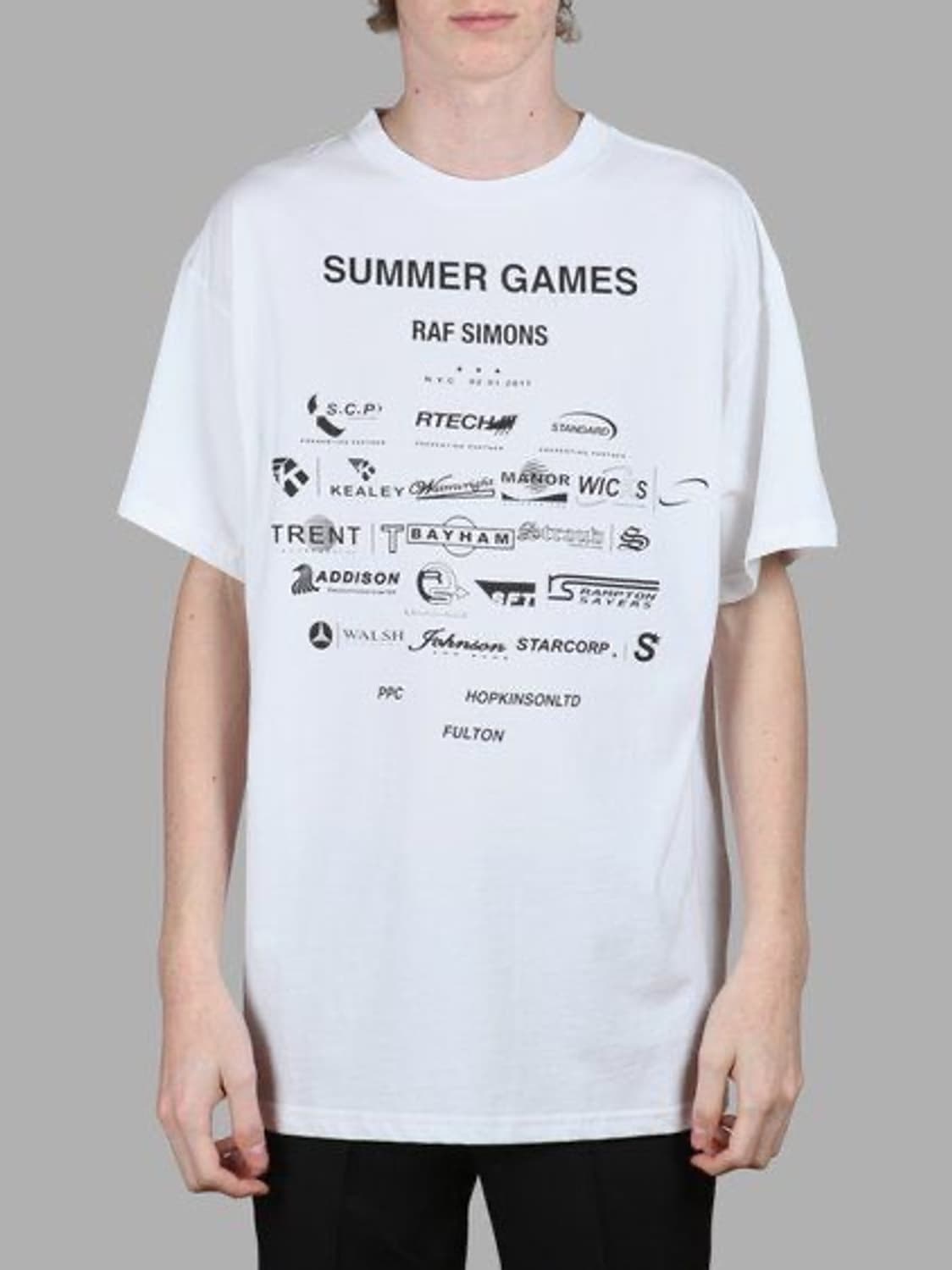 登坂広臣着用　　RAF SIMONS summer game スウェット 登坂広臣着用 RAF SIMONS スウェット - メルカリ