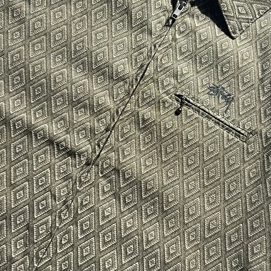 ジャケット・アウター stussy Bryan Diamond Jacket M Stüssy Bryan Diamond Jacket (Olive) 115491-0403 – Allike Store