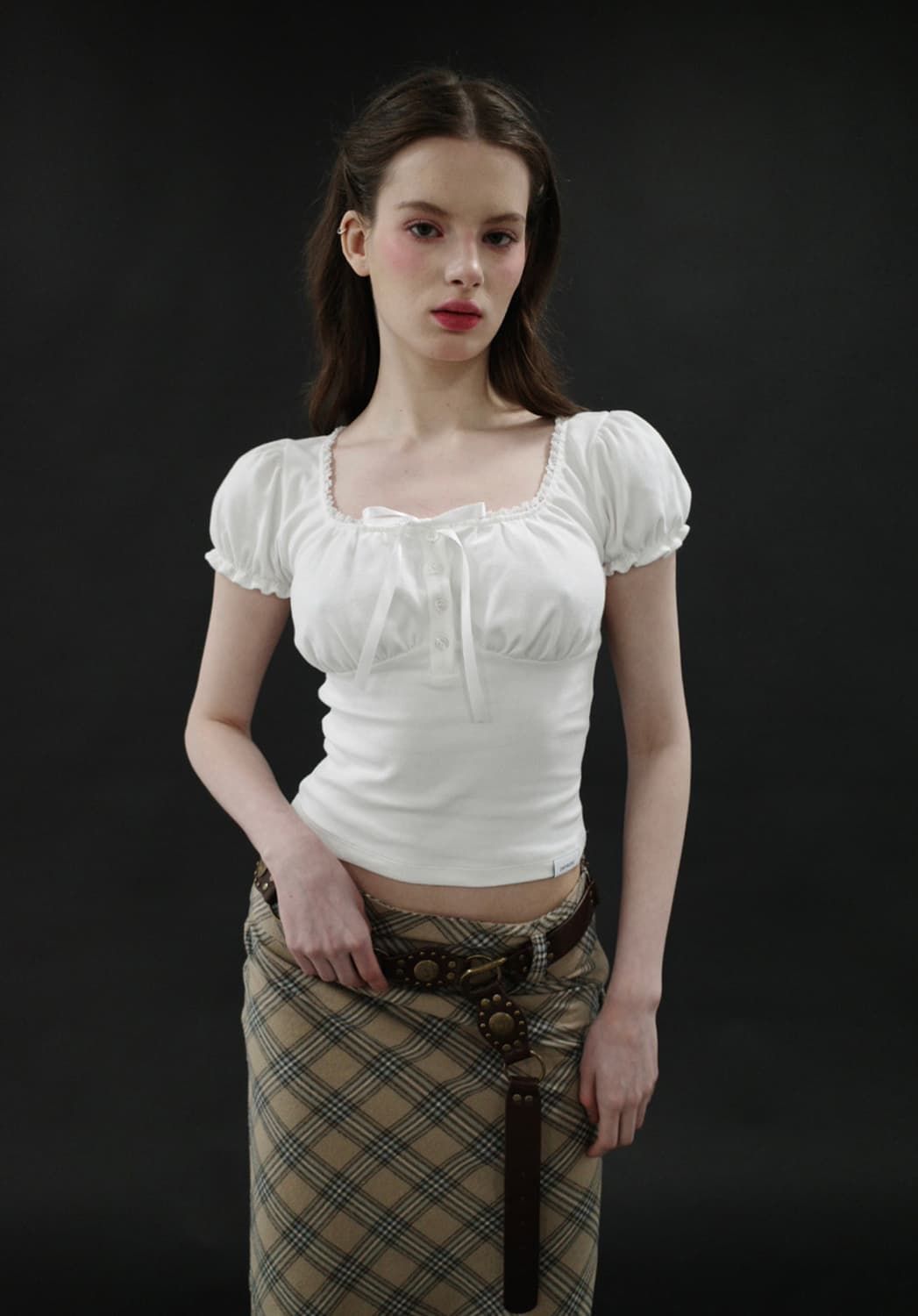 【DRYROSE】25ss DOROTHY SHIRRING TOP 6th Restock] DOROTHY SHIRRING TOP (BK) - DRYROSE