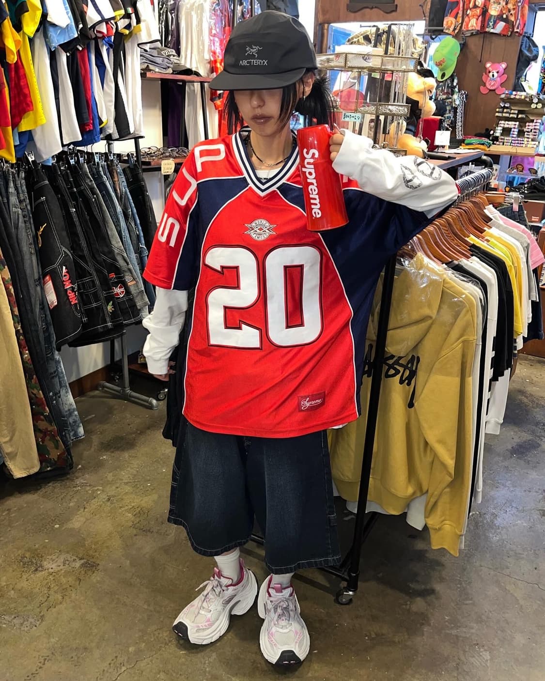 Supreme シュプリーム 20AW Paneled Jersey 中古・古着通販】Supreme (シュプリーム) Paneled Football