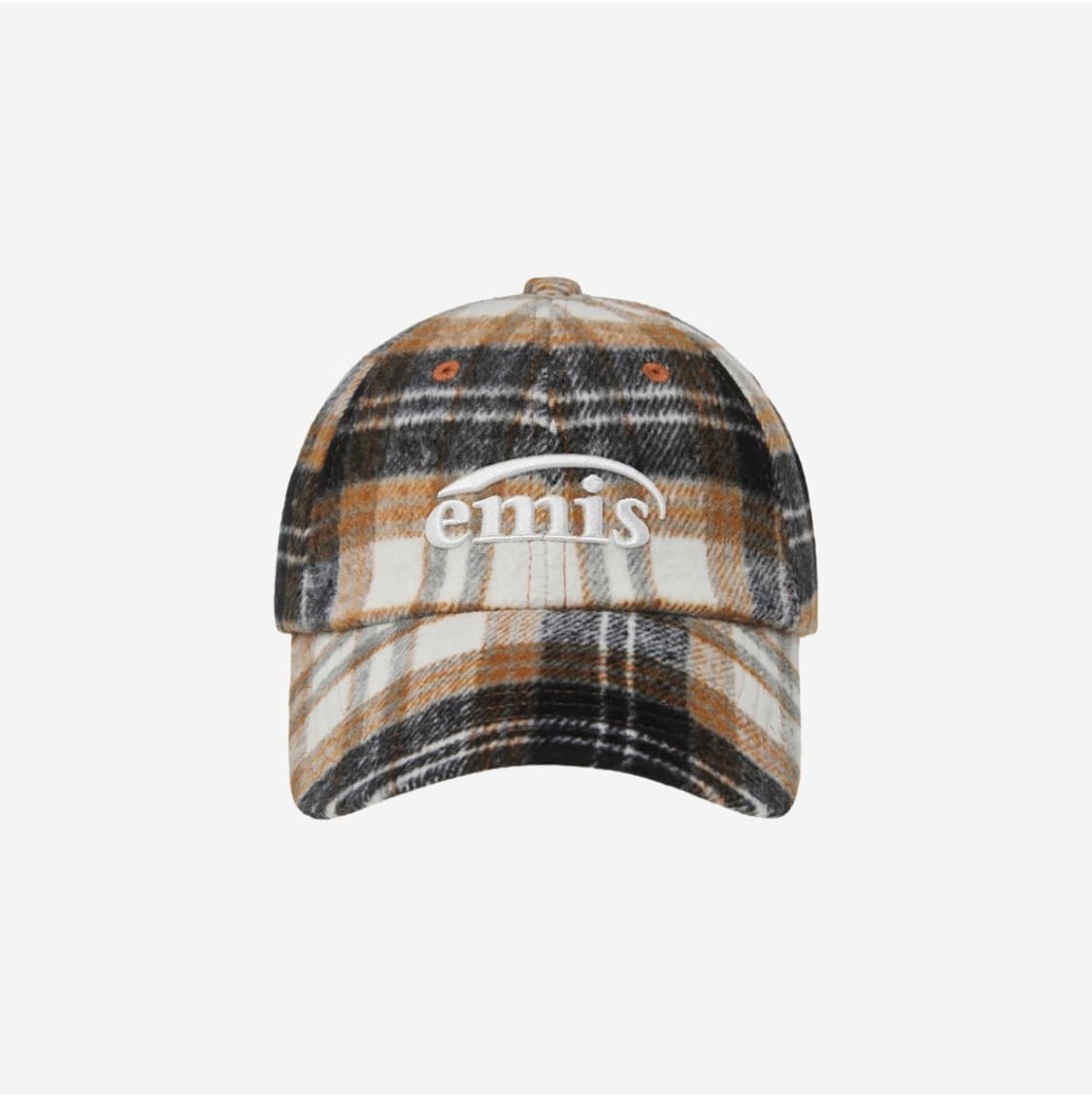 キャップ EMIS MULTI COLOR CHECK BALL CAPBEIGE m1037_1348963 MULTI COLOR CHECK BALL CAP-BEIGE - EMIS