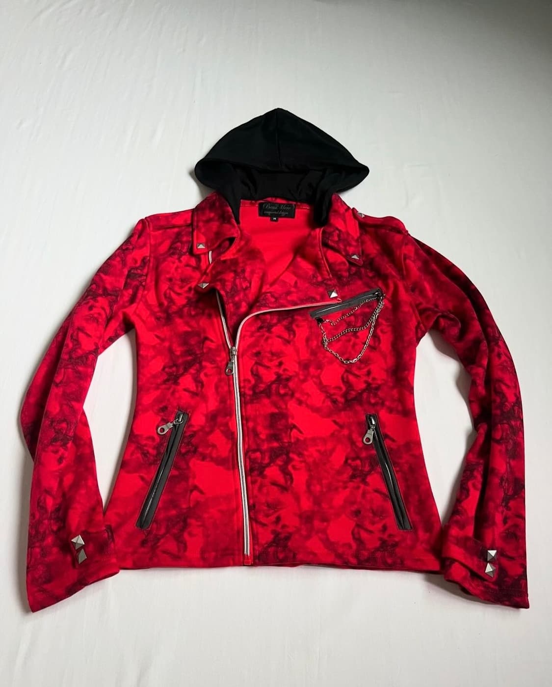 00s y2k archive zip riders jacket white y2k riders 00s Riders