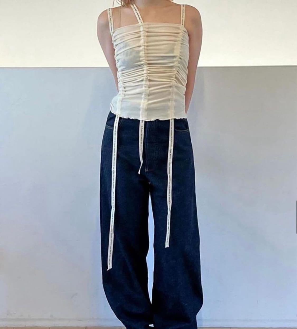 Baserange Hewn Strap Top | 후루츠패밀리