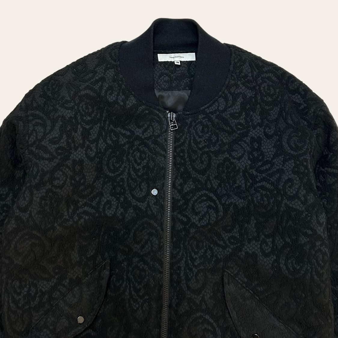 SASQUATCHFABRIX jacquard flight jacket | 후루츠패밀리