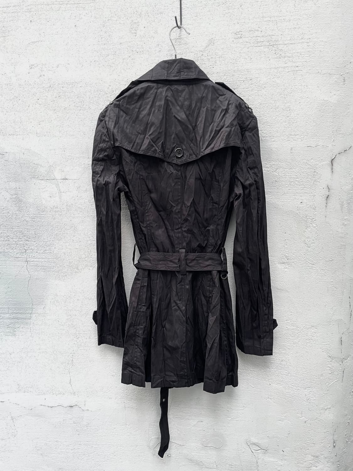 00s 5351pour les hommes trench coat Y2K