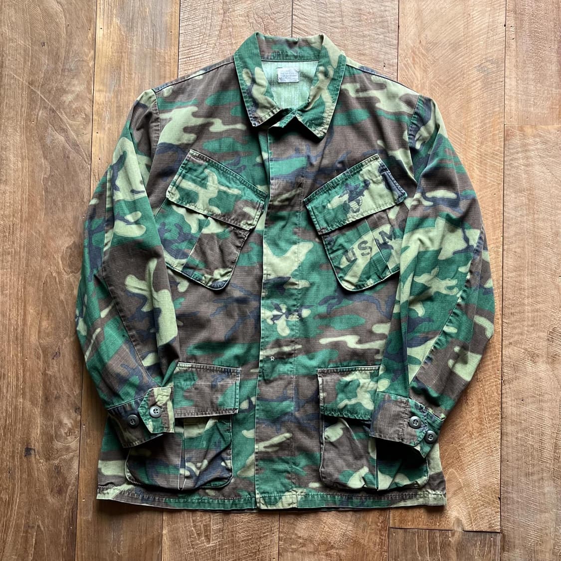 70s US ARMY ERDL JUNGLE FATIGUE JACKET [S-S] (95) | 후루츠패밀리