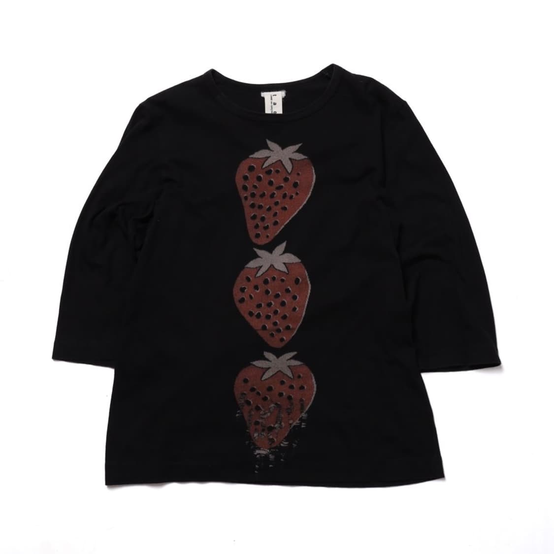 tao commedesgarcons いちご イチゴ 苺 ラグランカットソー tao commedesgarcons いちご イチゴ 苺 ラグランカットソー TAO des