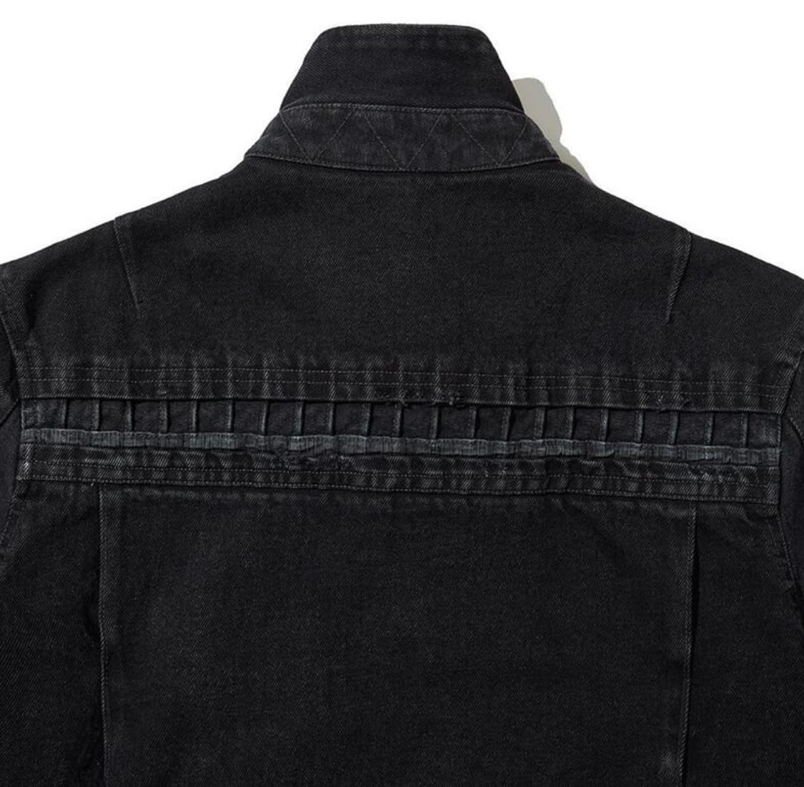 xlim ep.3 synopsis 01 jacket デニムジャケット EP.3 01 Jacket in Black – SVRN