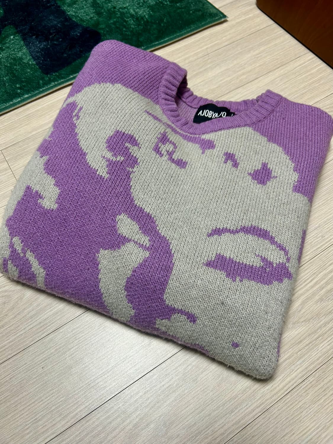 MM Face Wool Knit Sweater | 후루츠패밀리