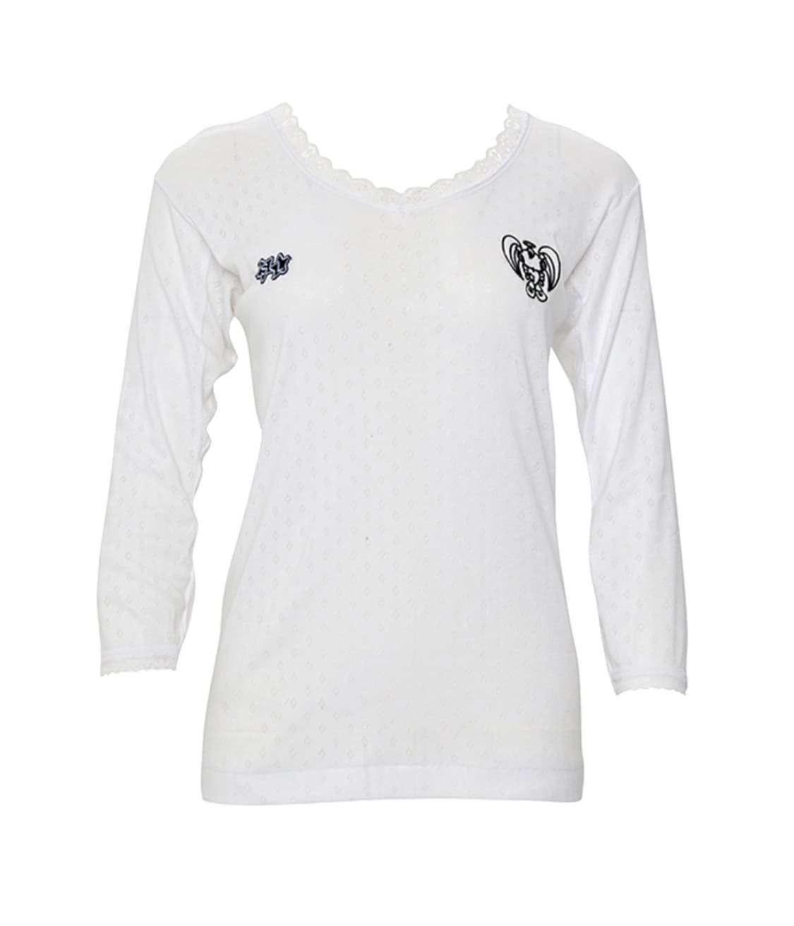 shalomclub SL PURO LACE TOP ホワイト 샬롬클럽 푸로 퓨로 레이스 탑 SL PURO LACE TOP | 후루츠패밀리