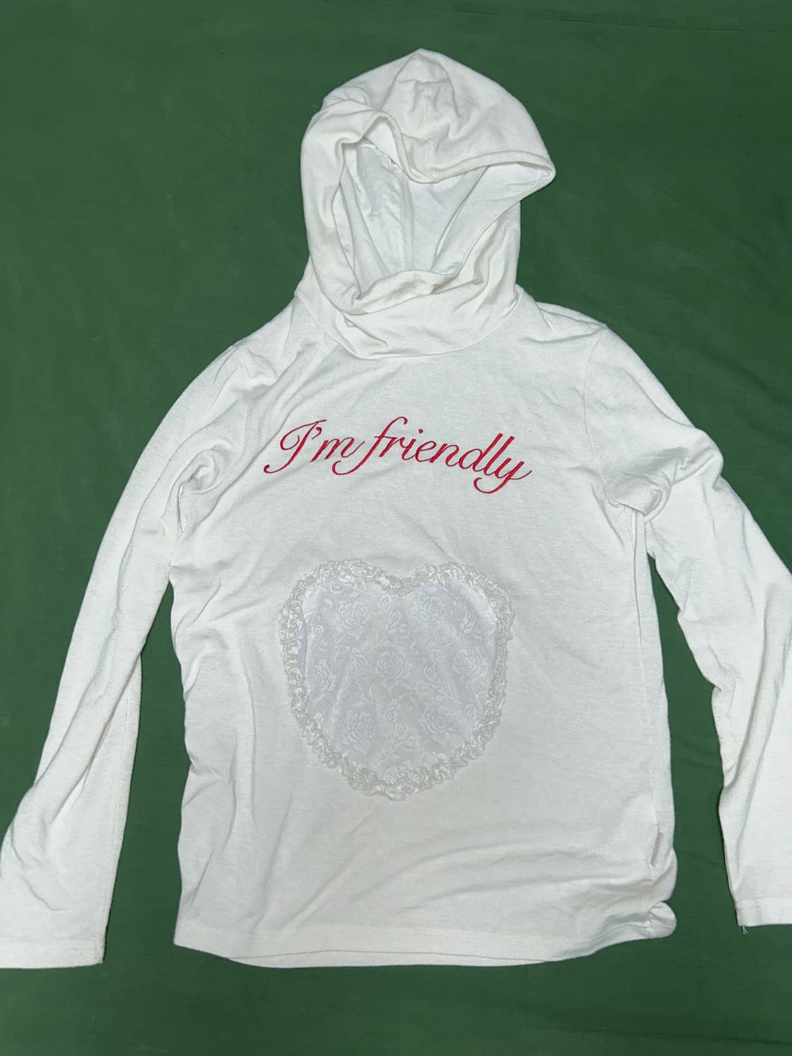 Casper Heart Hoodie Ghost Sheer Sサイズ sculptor Casper Heart Hoodie Ghost Sheer