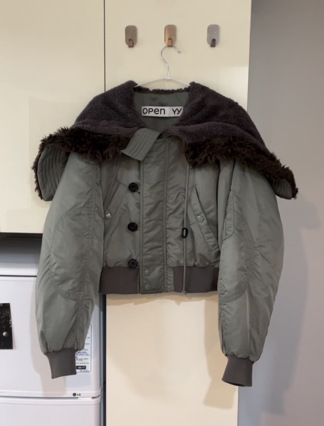 ジャケット・アウター Open YY  FAUX FUR ZIPPER HOOD MA1 ジャケット・アウター Open YY FAUX FUR ZIPPER HOOD MA1 OPEN