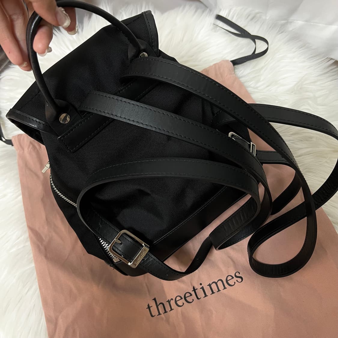 Threetimes acorn backpack | 후루츠패밀리